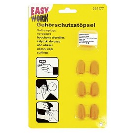 Easy Work Gehörschutzstöpsel, 8 Stück, 261977