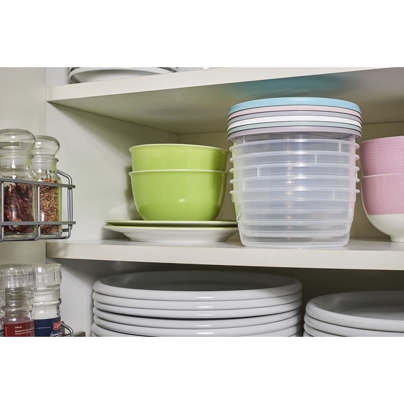 RoyalFay Piccolo Pizza Ball Box with Lid, Pizza Dough Balls,