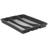 Copco Basics 3 Compartment Organizer, Charcoal Gray/Light Gray