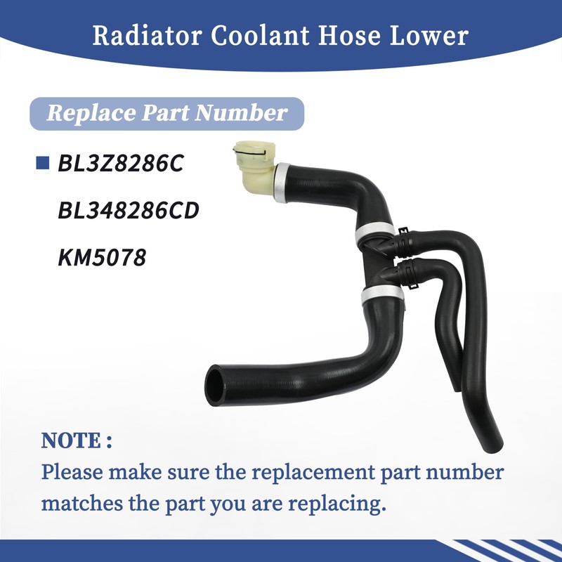 Getfarway BL3Z8286C Radiator Coolant Hose Lower Compatible with Ford F-150
