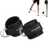 Double D-ring Ankle Cuff Straps Adjustable Leg Weight Wrist Belt