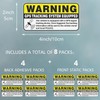 Warning GPS Tracking System Equipped Car Sticker 4x2 Inches Anti-Theft