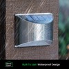 Home Zone Security Solar Wall Lights - Decorative Outdoor Solar
