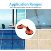 Aluminum Alloy Vacuum Suction Cup Glass Lifter Puller for Moving