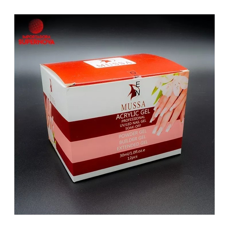 Mussa Polygel Grande Le Mussa Acrílico Para Uñas 30 Ml