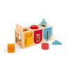 Janod Geometric Shapes 6 pc Wooden Sorting Box - Ages