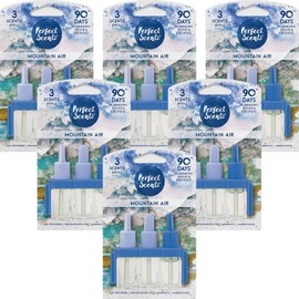 Perfect Scents Air Freshener Refill - Mountain Air - Compatible with 3volution (6 Packs of 3x20ml)