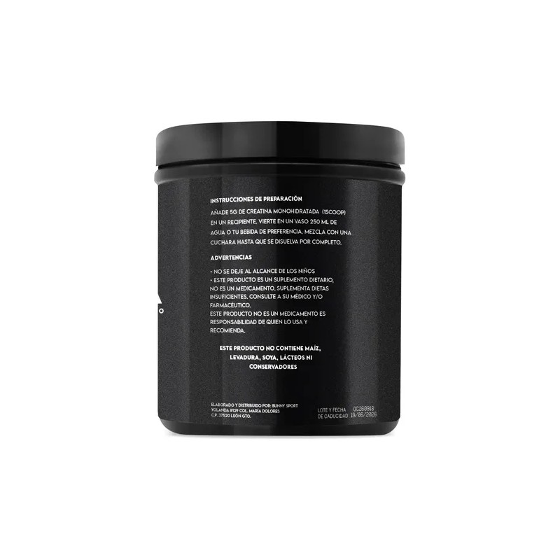 Creatina Monohidratada 500gr Bull Protein Varios Sabores