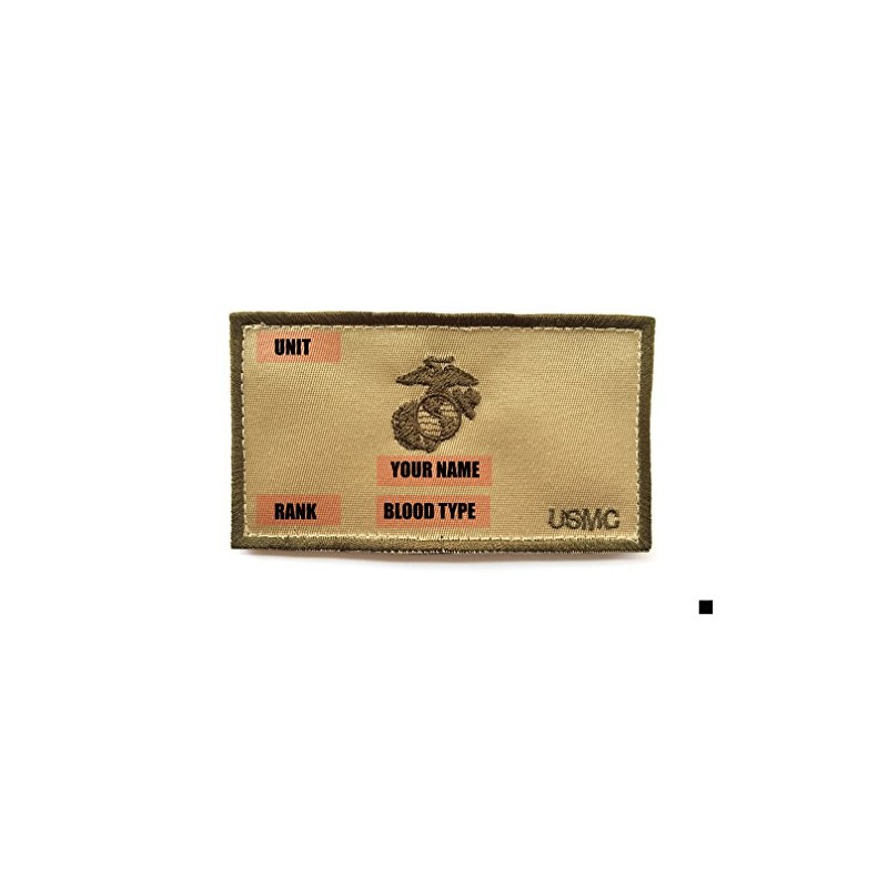 TacticalStitches.com Flak Jacket Identification Patch/Tag with Fastener
