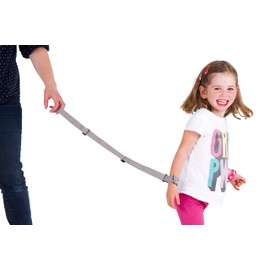 LittleLife Children’s Safety Wrist Link Rein, For Secure Contact Between Parent And Child, Grey