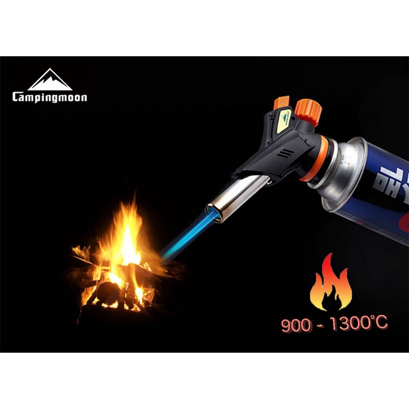 CAMPINGMOON Flame Adjustable Cooking Torch (Butane Gas Fuel Not Included)