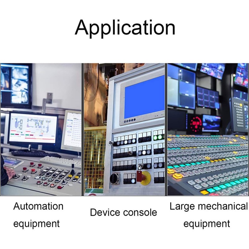 Kiligen 5pcs LED Waterproof Indicator Light Pilot Light Signal Indicator