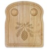 Azeeda 'Pine Cone and Branches' Wooden Breakfast Board (WB00089650)