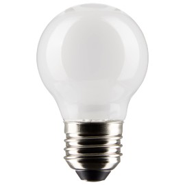 Satco 5.5-Watt LED E26 Light Bulb, 2700K, 15000 Hour Rating, Dimmable White