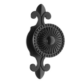 MUXSAM 10Pcs Pulls Handles Knobs for Drawer Door Kitchen,Cabinet Knobs Furniture Wardrobe Round Antique - Black