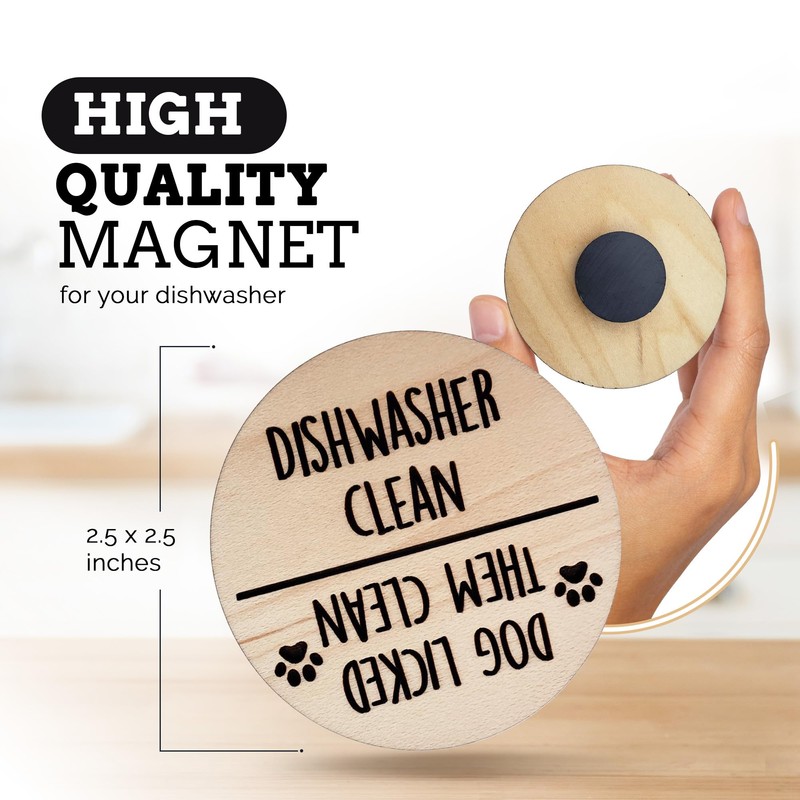 Funny Kitchen Gadgets Clean and Dirty Sign for Dishwasher, Apartment
