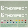 Pair of Thompson Boat Compatible Replacement Restoration Decals Vinyl Stickers