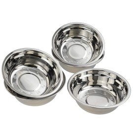 Gitany Stainless Steel Mixing Bowl, Salad Bowl, Metal Prep Bowls, Set of 6