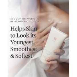 Zents Age-Defying Probiotic Body & Hand Lotion (Ore) | Moisturizing Lotion with Hyaluronic Acid & Organic Shea Butter | Nourishes & Hydrates Skin | 6.4 fl oz