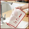 Silicone Pastry Baking Mat 16x24 Inch Large - Non-Stick Non-Slip