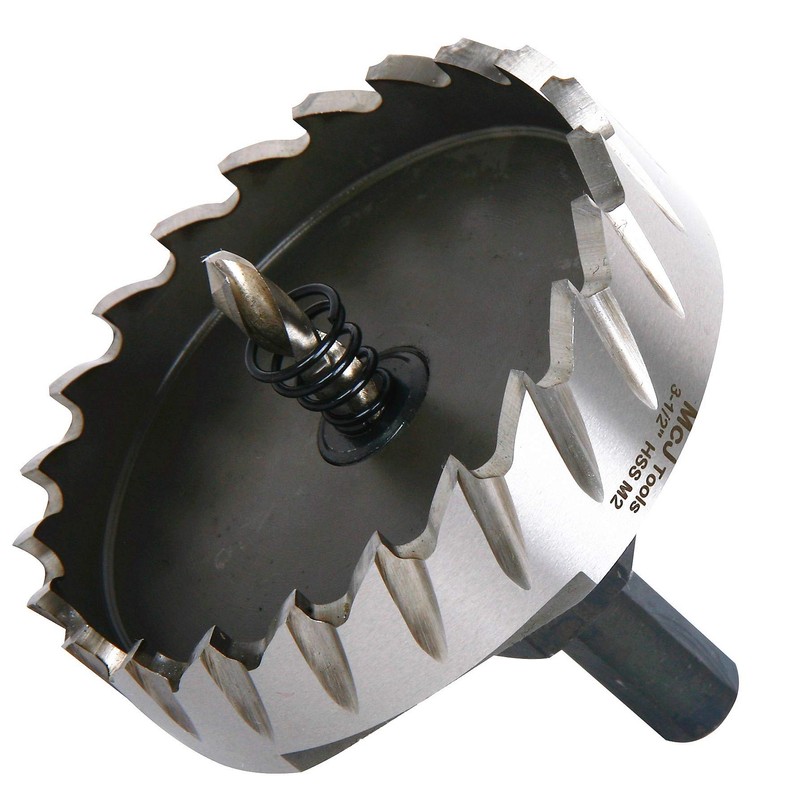 McJ Tools 3-1/2 Inch HSS M2 Drill Bit Hole Saw