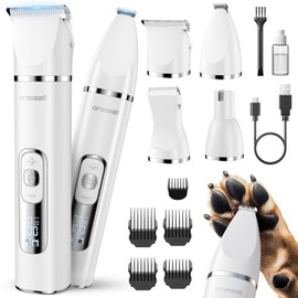4 in 1 Dog Grooming Kit with LCD Display