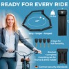 WIDDER Very Long [47"] Security Folding Lock - Foldable Bicycle