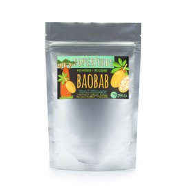 Yupik Organic Baobab Powder Superfood, Non-GMO, Vegan, Gluten-Free, 250g
