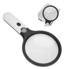 Reading Handheld Magnifying Glass Battery Powered 4LED 4X 30X Lens