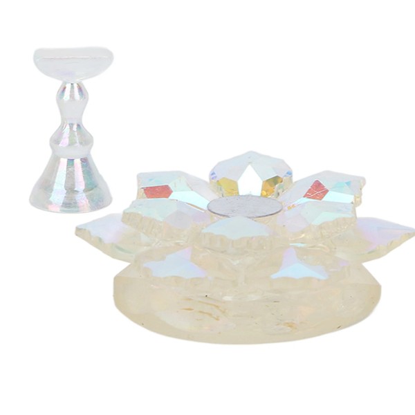 Unbranded Nail Tips Stand Holder DIY Magnetic Nail Practice Display