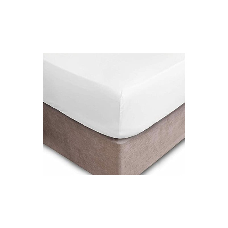 GoldStar 400 Thread Count Super Deep White Fitted Bed Sheets