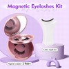 Magnetic Eyelashes Natural Look 2 Pairs Magnetic Lashes with Applicator