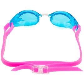 SWANS SR-11JN SKBLW Swimming Goggles, Made in Japan, Racing, Non-Cushioned, For Children 6 to 12 Years Old, Sky Blue White, One Size Fits Most