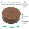 Junction Box Brown with 3-Pin Terminal and Accessories Diameter 72