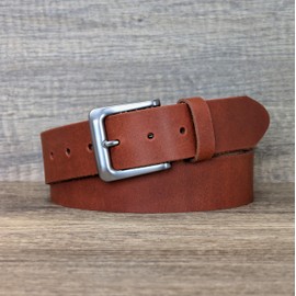 Ashford Ridge Made in England 38mm Full Hide Real Leather Belt - Tan XL
