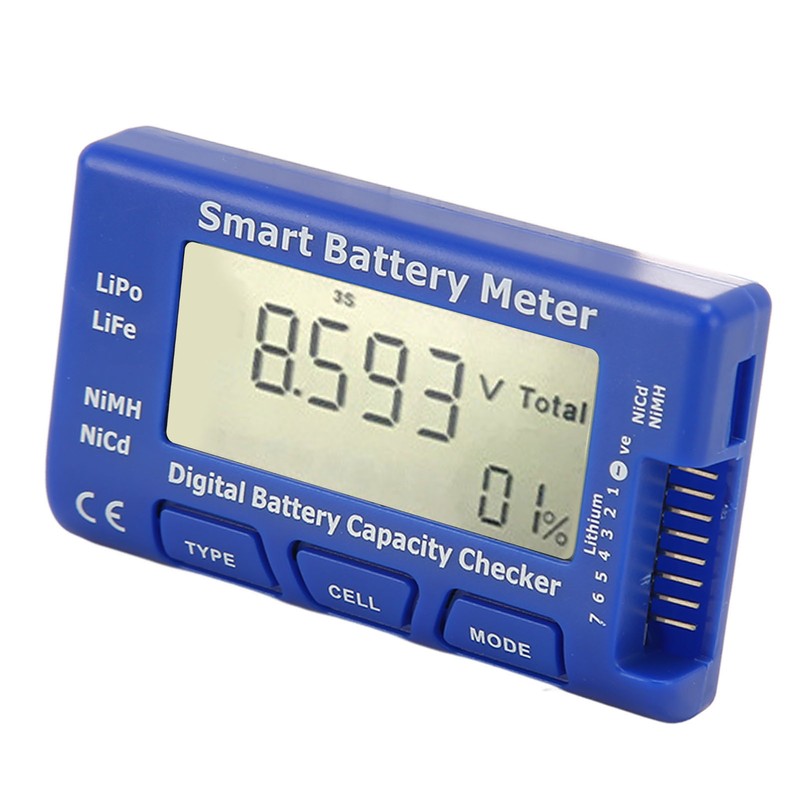 Battery Meter 5 in 1 Multifunctional Digital Battery Checker with
