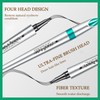 4D Microblading Eyebrow Pen with 4 Fork Tips – Waterproof,