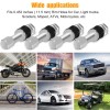 GEARZAAR 10x Stainless Steel Wheel Tire Valve Stems Hight Pressure