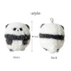 Stream Market TY015 Keychain, Panda, Mascot, Fluffy, Plush, Cute