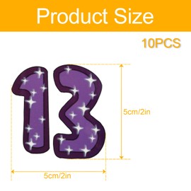 Tabanzhe No. 13 Temporary Tattoo - Persistent Simulation Easy to Use Concert Support Temporary Tattoo Universal in Party Concert Music Festival(Multicolored)