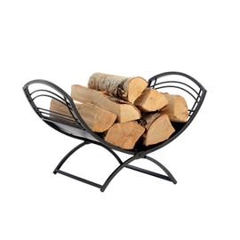 ShelterLogic Fireplace Classic Log Holder, Black (90392)