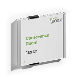 Durable Türschild (Info Sign, 149 x 148,5 mm) metallic silber, 480223