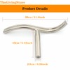 Wood Lathe Tool Rest, 1 Inch Post S-Shaped Lathe Steady