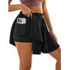 SOFIA'S CHOICE Women Athletic Skirt Pleated Flowy Skorts Skirts with
