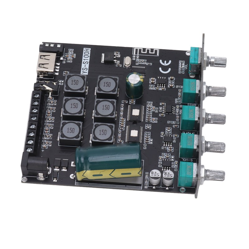 2.1 Channel Power Amplifier Board Bluetooth Stereo Audio Amplifier Module