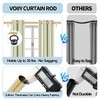 VOIIY Gold Curtain Rods for Windows 66 to 120 Inch(5.5-10