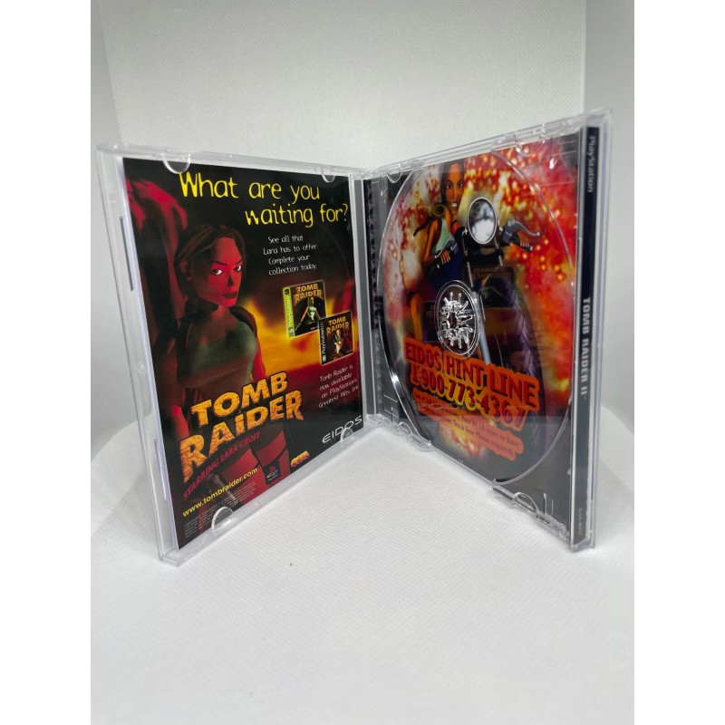 Tomb Raider II PS1 Replacement Case - NO DISC -
