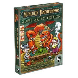Pegasus Spiele 17243G – Munchkin Pathfinder Guest Artist Edition Shane White Version