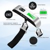 Digital Luggage Scale with Temperature Sensor – 110lb/50kg Capacity, Backlit