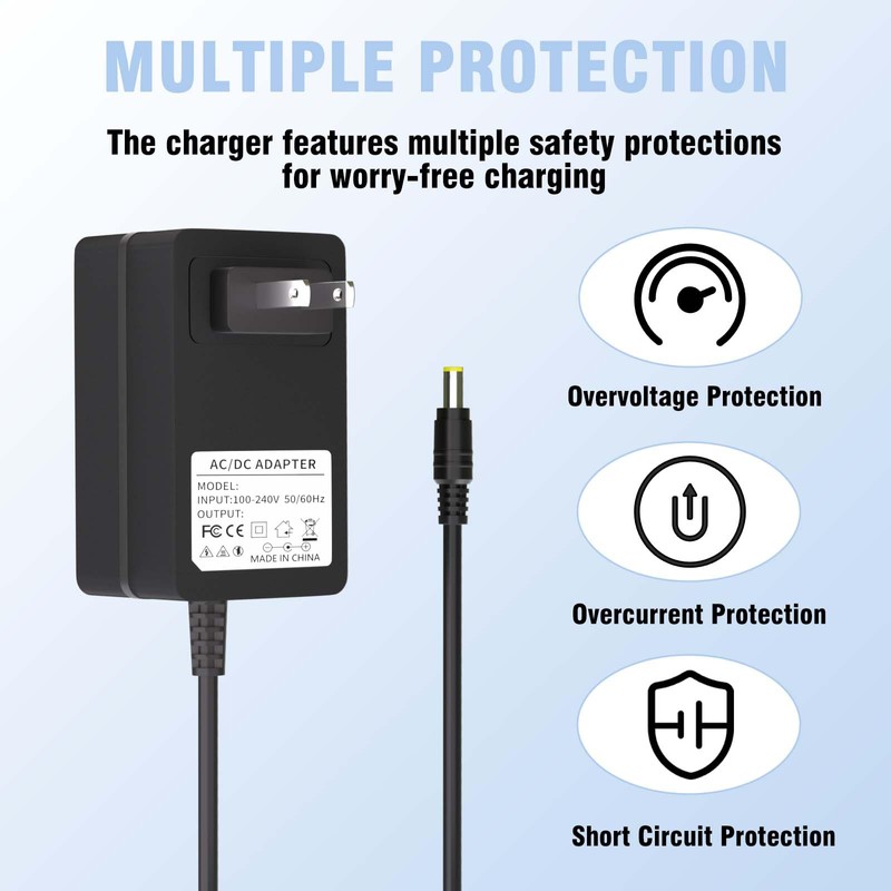 15V Power Supply Compatible with Moukey Karaoke Machine for MTs10-1